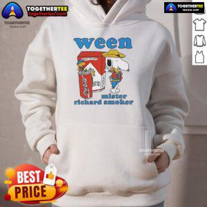 Official Snoopy and Woodstock Big Pimp Dog Man hoodie featuring Mister Richard Smoker design, perfect for fans.
