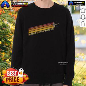 Vintage Star Wars sweatshirt featuring 'Blowing Stuff Up Since 1977' design, perfect for fans and collectors.
