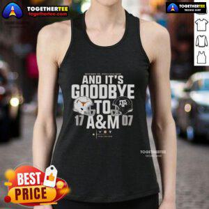Texas Longhorns vs Texas A&M Aggies 2024 Lone Star Showdown score tank top, celebrating the iconic rivalry game.