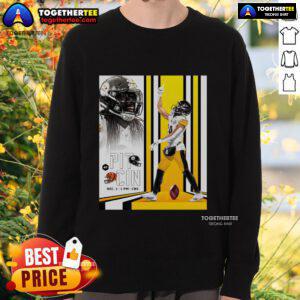 Official 'We're On To Cincinnati' sweatshirt featuring Pittsburgh Steelers vs. Cincinnati Bengals, Dec 1, 2024.