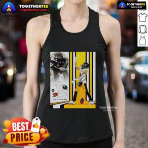 Alt Text: Official 'We're On To Cincinnati' tank top featuring Pittsburgh Steelers and Cincinnati Bengals logo, Dec 1, 2024.