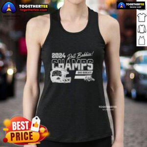 Premium 2024 Ohio University Football Champs tank top featuring vibrant colors and logo, perfect for fans and athletes.