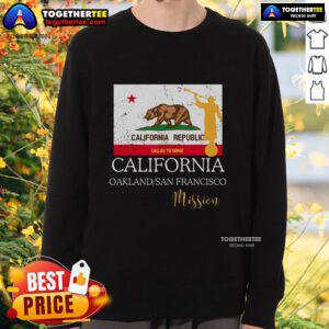 Stylish Oakland San Francisco Mormon LDS mission sweatshirt featuring a vibrant design, perfect for mission members and supporters.