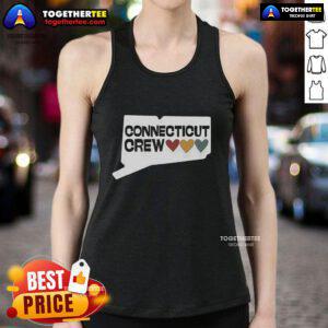 Pretty Connecticut crew hearts tank top featuring a stylish design perfect for summer fashion and casual wear.