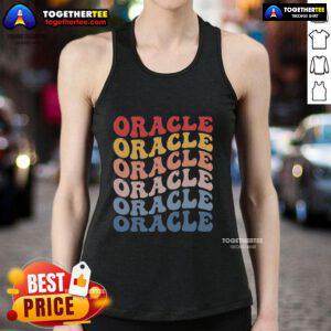 Stylish Pretty Oracle Groovy Retro Tank Top featuring vibrant colors and a trendy design, perfect for casual summer outfits.