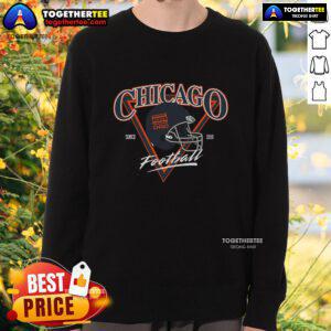 Top CHGO Football since 1919 helmet sweatshirt showcasing a classic design for fans of Chicago football.