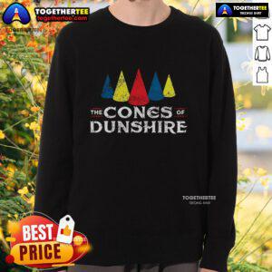 Cozy 'Top-The-Cones-Of-Dunshire' sweatshirt featuring a unique design, perfect for fans of Dunshire-themed apparel.
