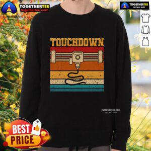 Funny vintage sweatshirt featuring a retro 3D printer design, perfect for 3D printing enthusiasts and humor lovers.