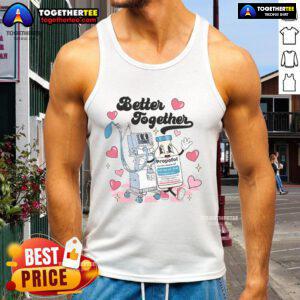 Valentine's Day ICU tank top featuring 'Nice Nurse, Better Together' with a Propofol design, perfect for healthcare professionals.