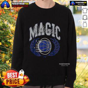 Top Orlando Magic Mitchell & Ness NBA x Michelob Ultra Rewind sweatshirt featuring vibrant team colors and logo design.
