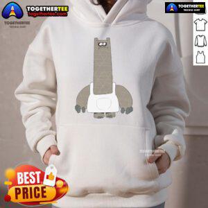 Chowder Shnitzel in an angry pose wearing a stylish hoodie, perfect for fans of the animated series.