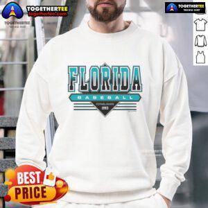 Retro sweatshirt featuring 'Official Miami Florida Baseball Established 1993' design, perfect for fans and collectors.