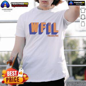 Original WFIL 56 Philadelphia T-Shirt featuring vintage design and classic logo, perfect for nostalgic fans.
