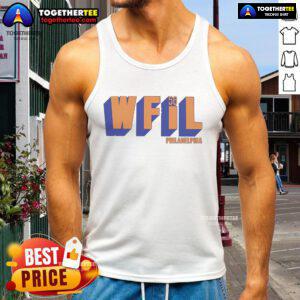 Original Wfil 56 Philadelphia tank top featuring a vintage design, perfect for fans of classic Philadelphia apparel.