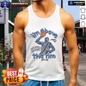 Premium A Tribe Called Quest X Orlando Magic tank top featuring 'I'm Above the Rim' design, perfect for music and sports fans.