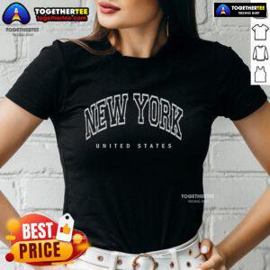 Premium New York City ladies tee featuring a stylish design, perfect for fashion enthusiasts and NYC lovers.