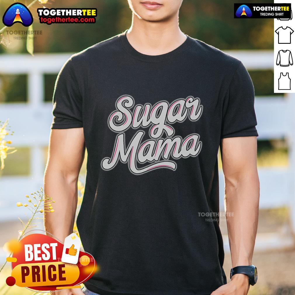 Premium Sugar Glider Sugar Mama Mom T-Shirt featuring a cute sugar glider graphic, perfect for pet lovers and moms.