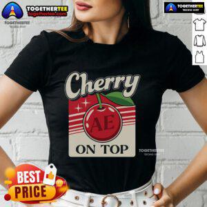 Pretty Armchair Expert Cherry on Top Ladies Tee featuring a stylish design and vibrant colors for casual wear.