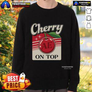 Pretty armchair expert cherry on top sweatshirt featuring a cozy design and vibrant colors, perfect for casual wear.