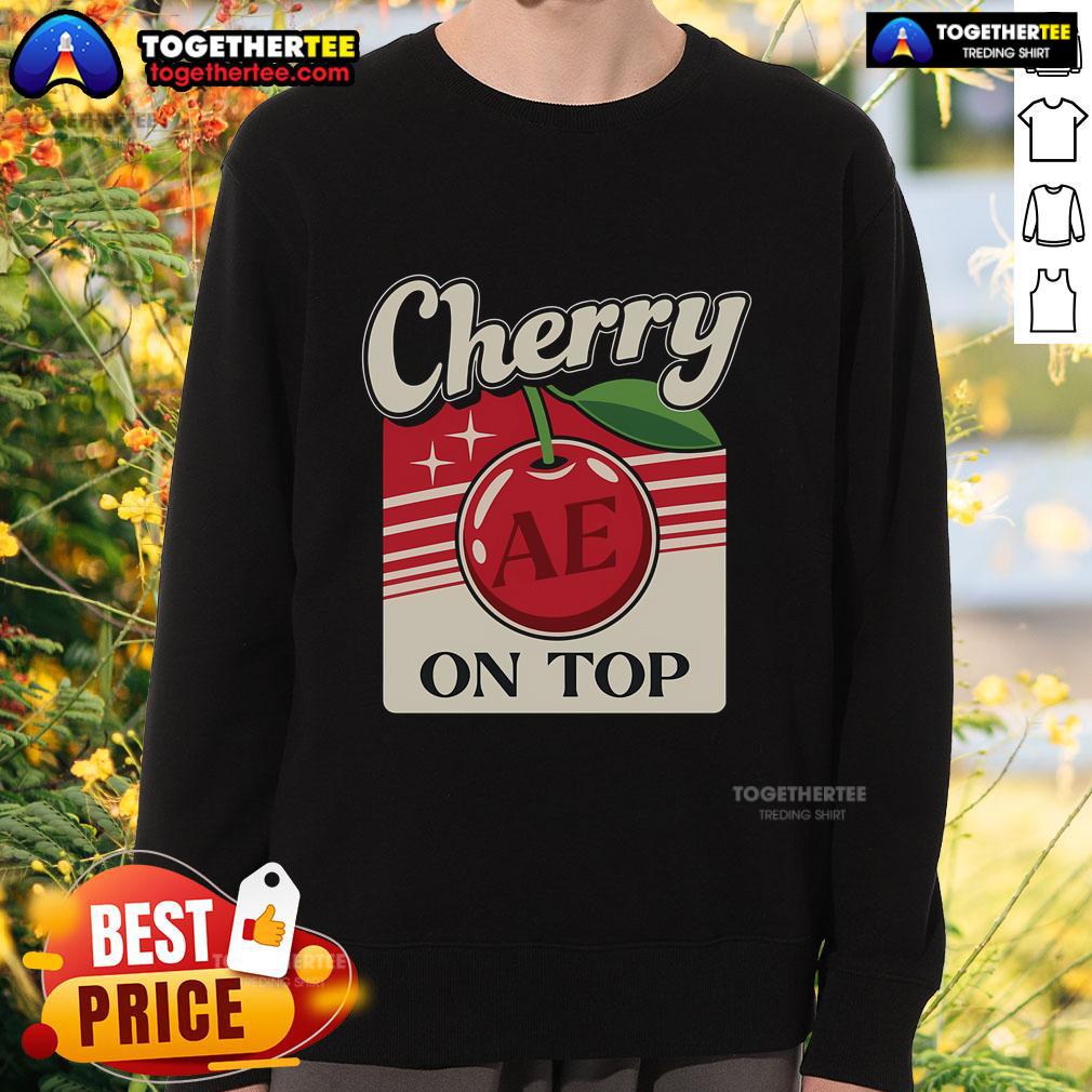 Pretty armchair expert cherry on top sweatshirt featuring a cozy design and vibrant colors, perfect for casual wear.