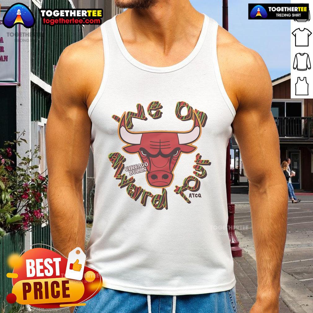 Top A Tribe Called Quest X Chicago Bulls We On Award Tour tank top featuring vibrant graphics and iconic logos.