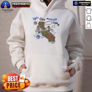 Top A Tribe Called Quest x Golden State Warriors We On Award Tour Hoodie featuring vibrant graphics and sporty design.
