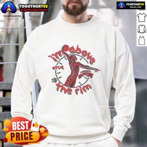 Top A Tribe Called Quest X Toronto Raptors I'm Above The Rim sweatshirt featuring vibrant graphics and sporty design.