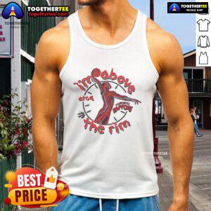 Top A Tribe Called Quest X Toronto Raptors I'm Above The Rim tank top featuring vibrant graphics and sporty design.
