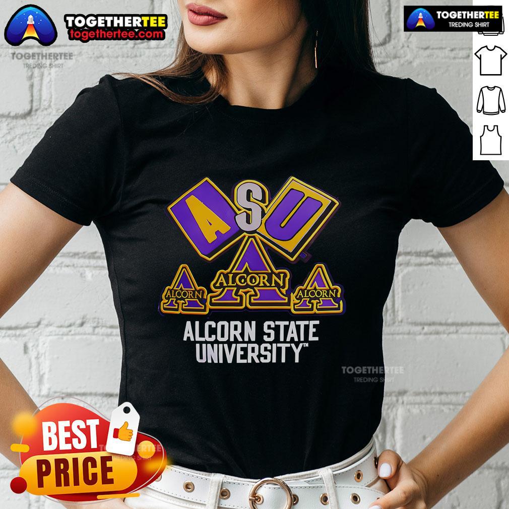 Top Alcorn State University Homecoming single jersey ladies tee in vibrant colors, perfect for game day and school spirit.