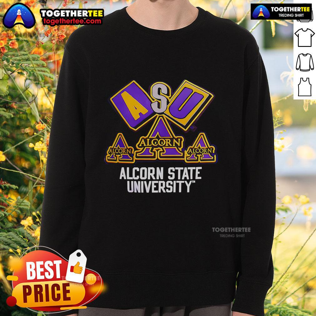 Top Alcorn State University Homecoming single jersey sweatshirt in vibrant colors, perfect for alumni and fans.