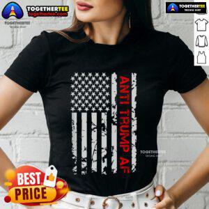 Top Anti-Trump AF Impeach Trump Ladies Tee in vibrant colors, perfect for expressing your political stance.