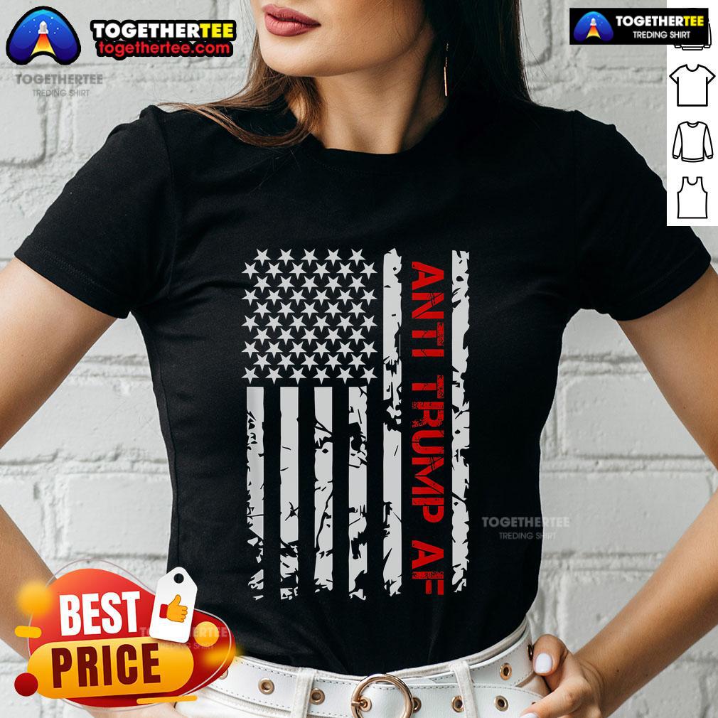 Top Anti-Trump AF Impeach Trump Ladies Tee in vibrant colors, perfect for expressing your political stance.