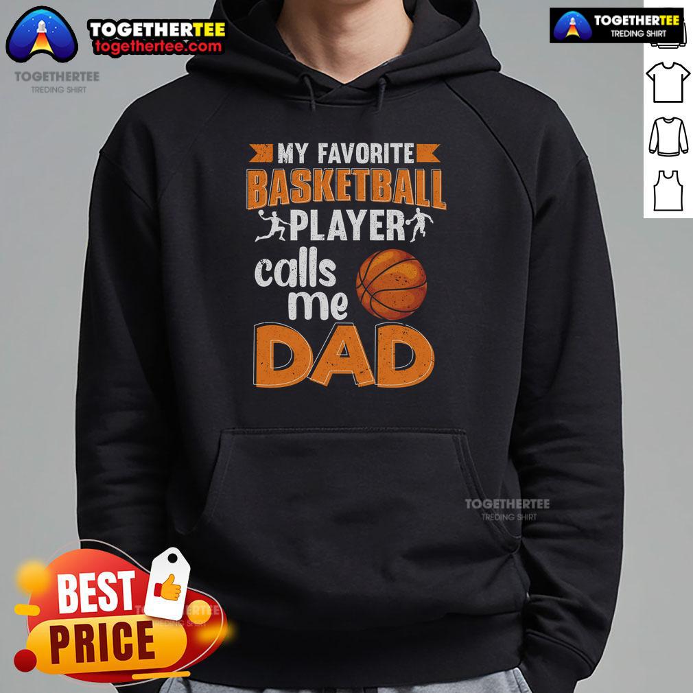 Top Basketball Player Father's Day hoodie featuring a stylish design for basketball dads, perfect gift for sports enthusiasts.