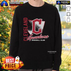 Top Cleveland Guardians Side Arm Baseball Club sweatshirt featuring team logo and stylish design for fans.