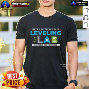 Top Msta 2025 Leveling The Lab T-Shirt featuring a stylish design for science enthusiasts and casual wear.