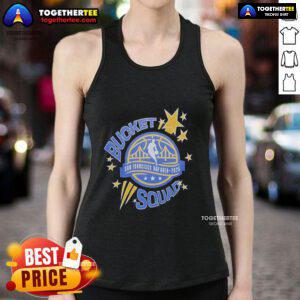 Top NBA All-Star 2025 Starter Bucketsquad Tank Top featuring vibrant graphics and a stylish design for basketball fans.