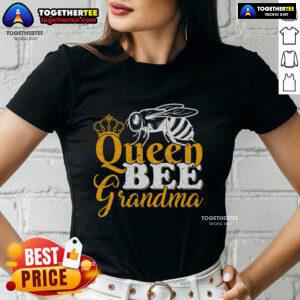 Top Queen Bee Beekeeper tee for honey bee lovers, featuring a stylish design perfect for grandmas and ladies.