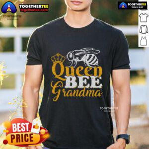 Top Queen Bee Beekeeper T-Shirt featuring a proud Grandma bee lover with honey bees graphic design.