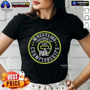 Top-Riil Wrestling Freshman JV Championships Ladies Tee featuring a stylish design for female wrestlers and fans.