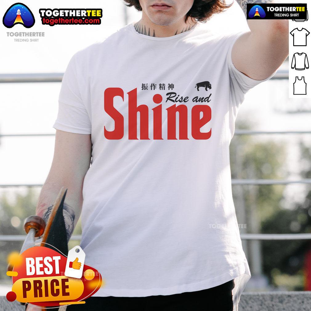 Top Rise And Shine T-Shirt featuring a vibrant design, perfect for casual wear and boosting your morning mood.