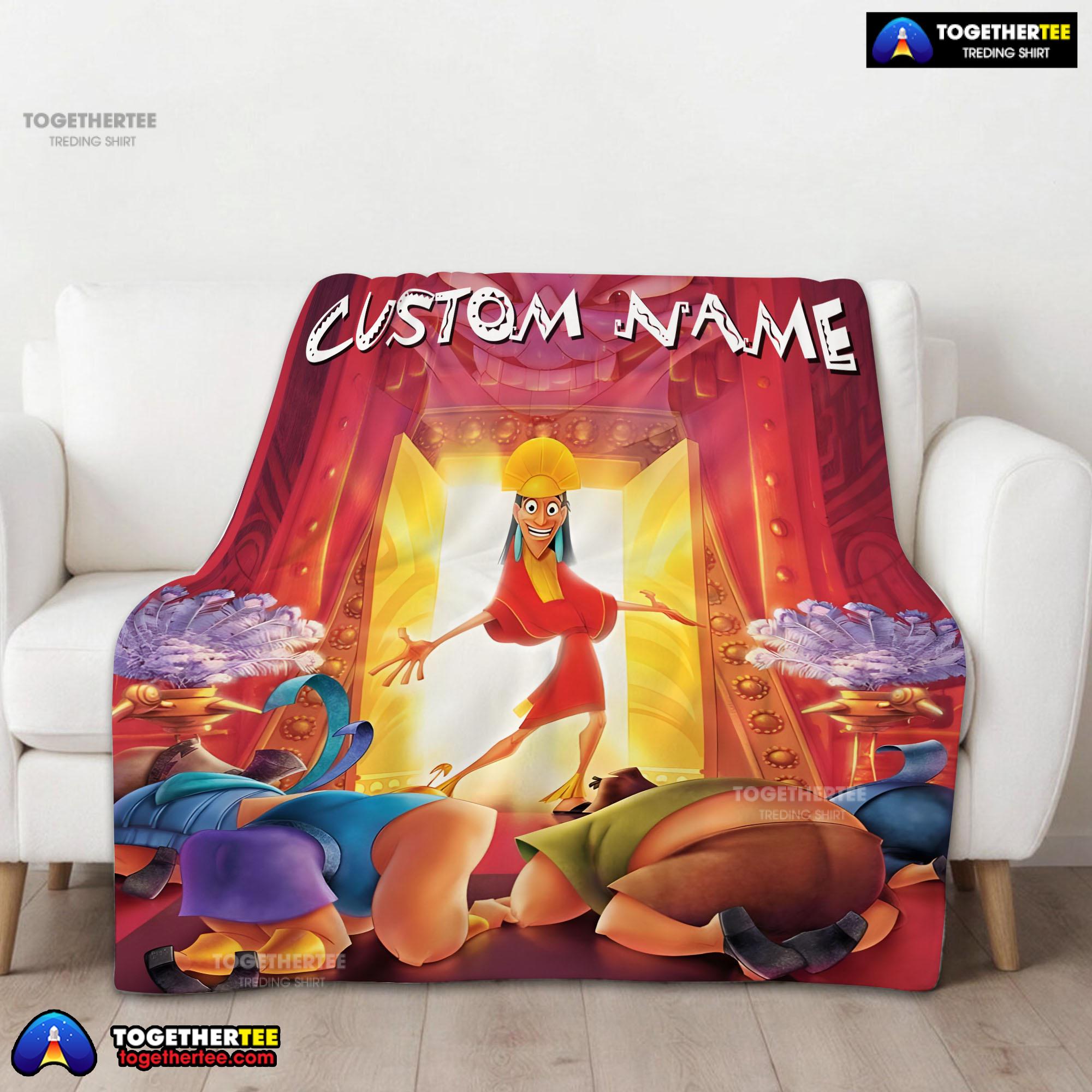 Disney Cartoon The Emperor's New Groove Blanket Fleece Customized Blanket