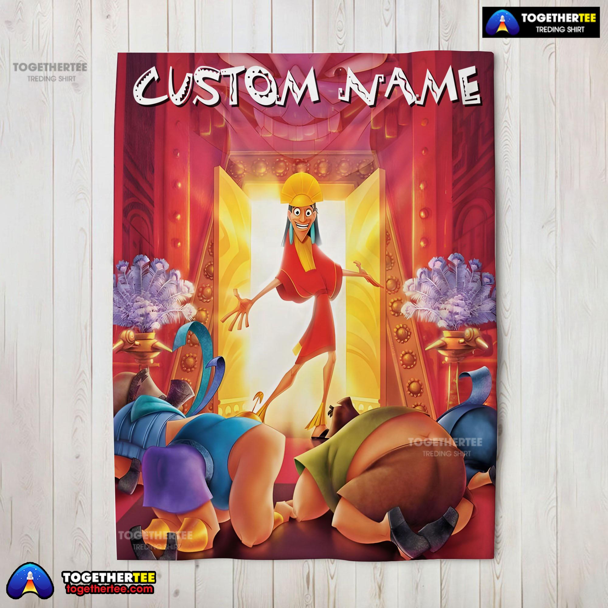 Disney Cartoon The Emperor's New Groove Blanket Fleece Customized Blanket