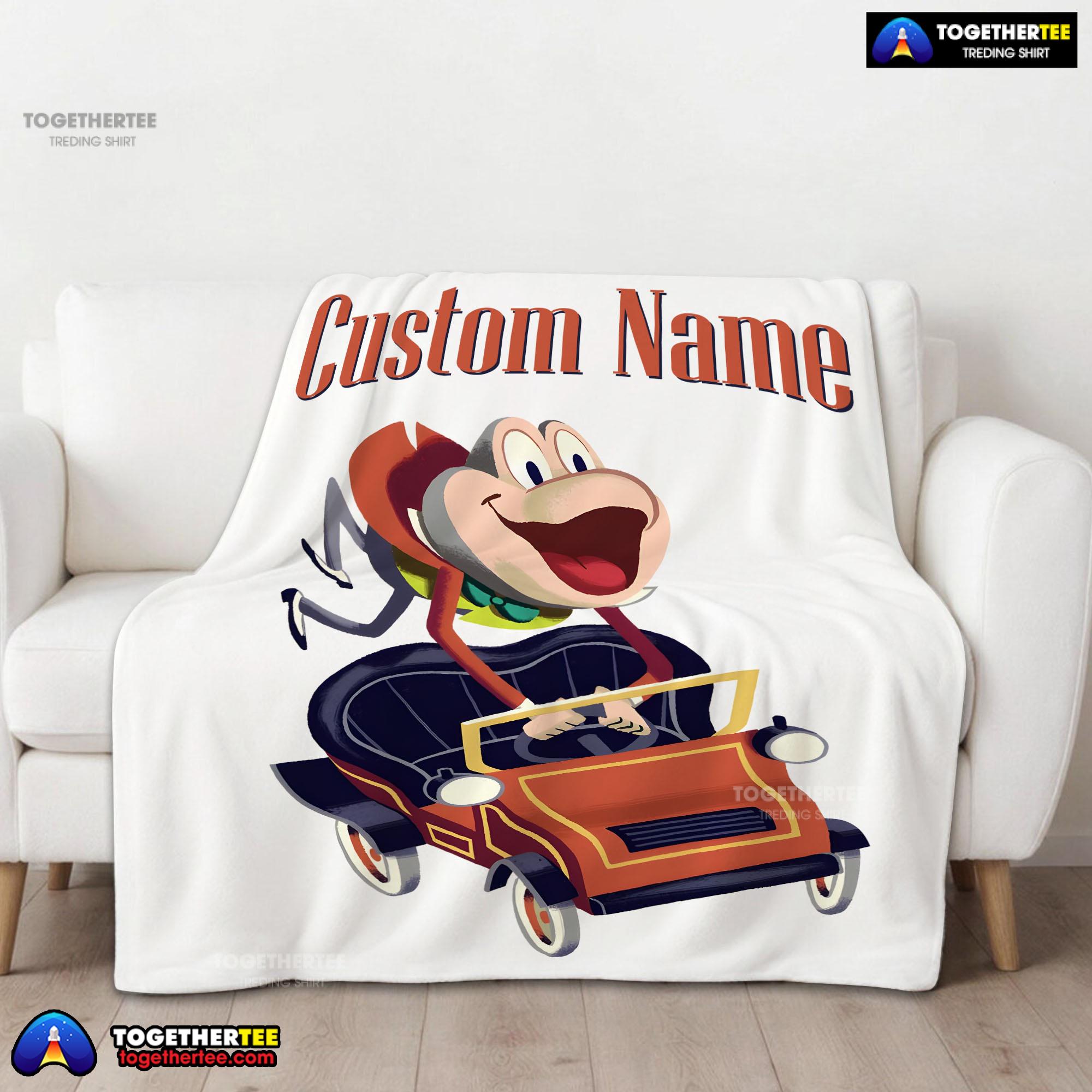 Disney Mr Toad Vintage Cartoon Blanket Fleece Customized Blanket