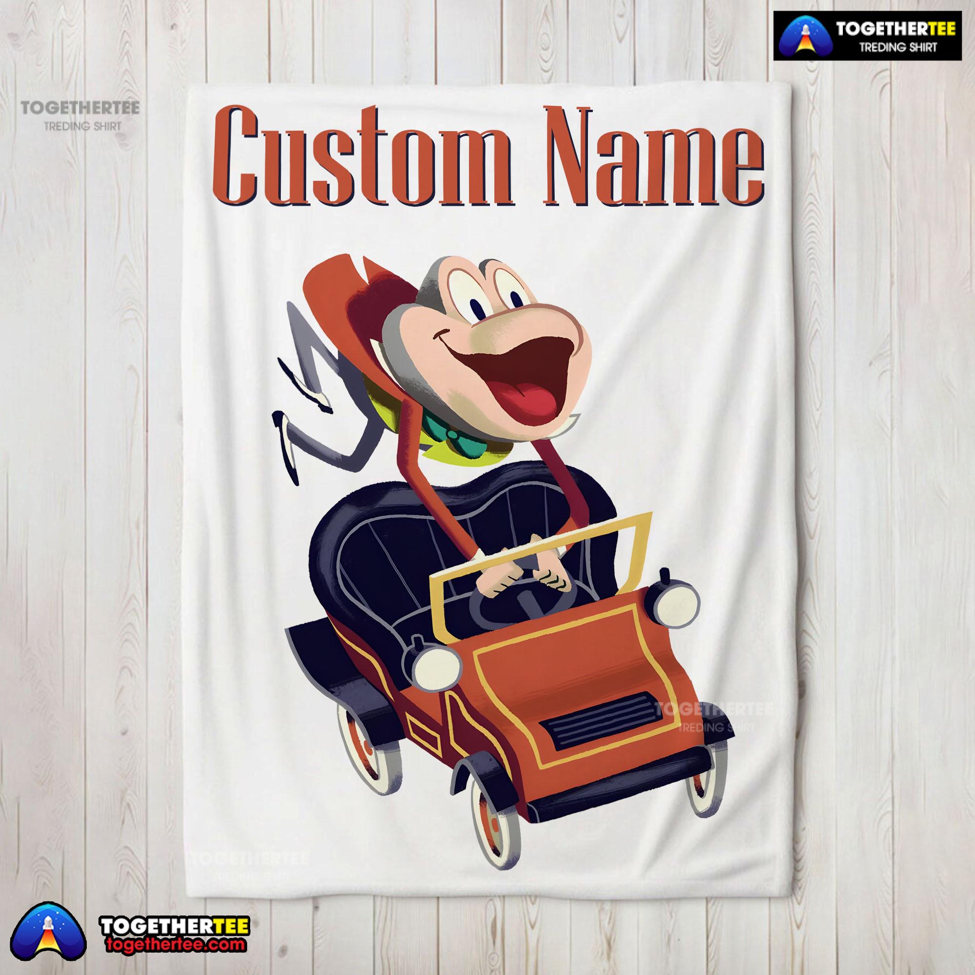 Disney Mr Toad Vintage Cartoon Blanket Fleece Customized Blanket