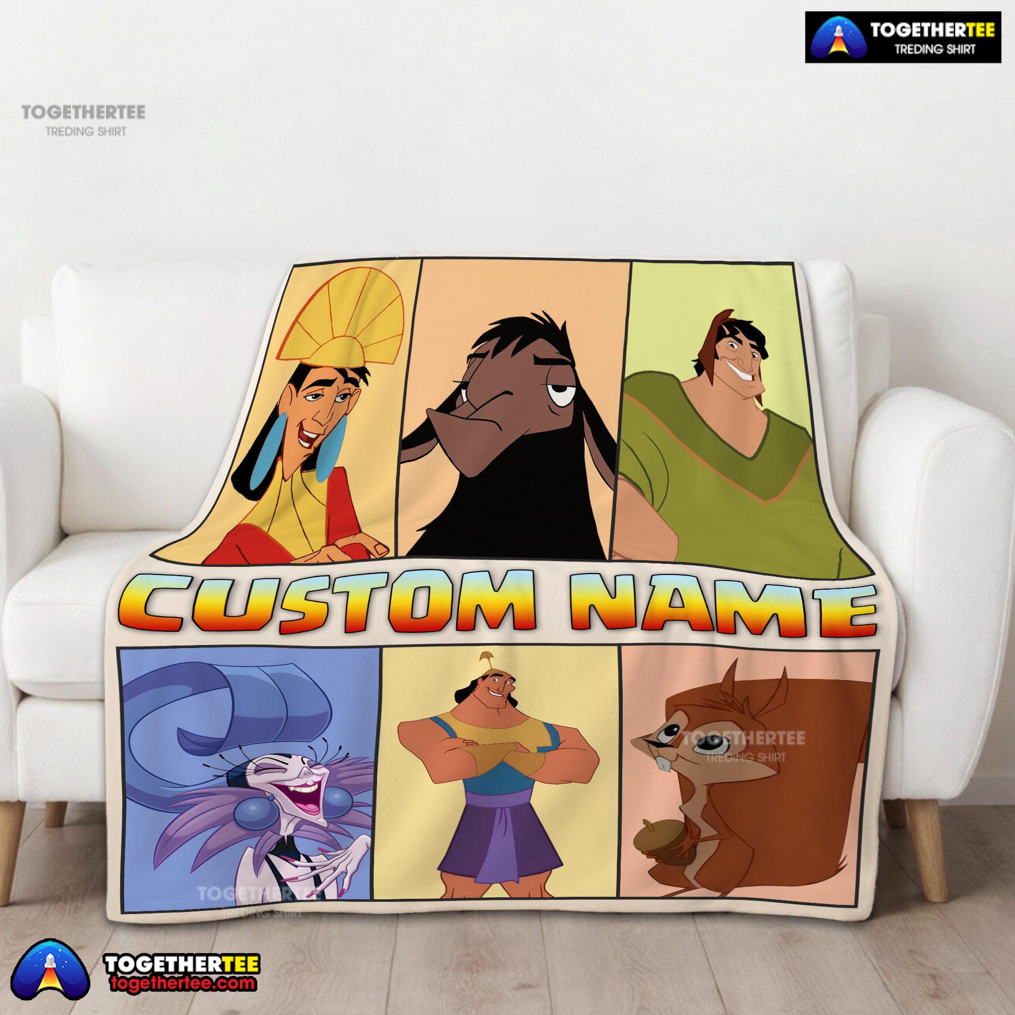 Disney The Emperor's New Groove Blanket Fleece Customized Blanket