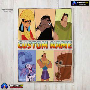 Disney The Emperor's New Groove Blanket Fleece Customized Blanket