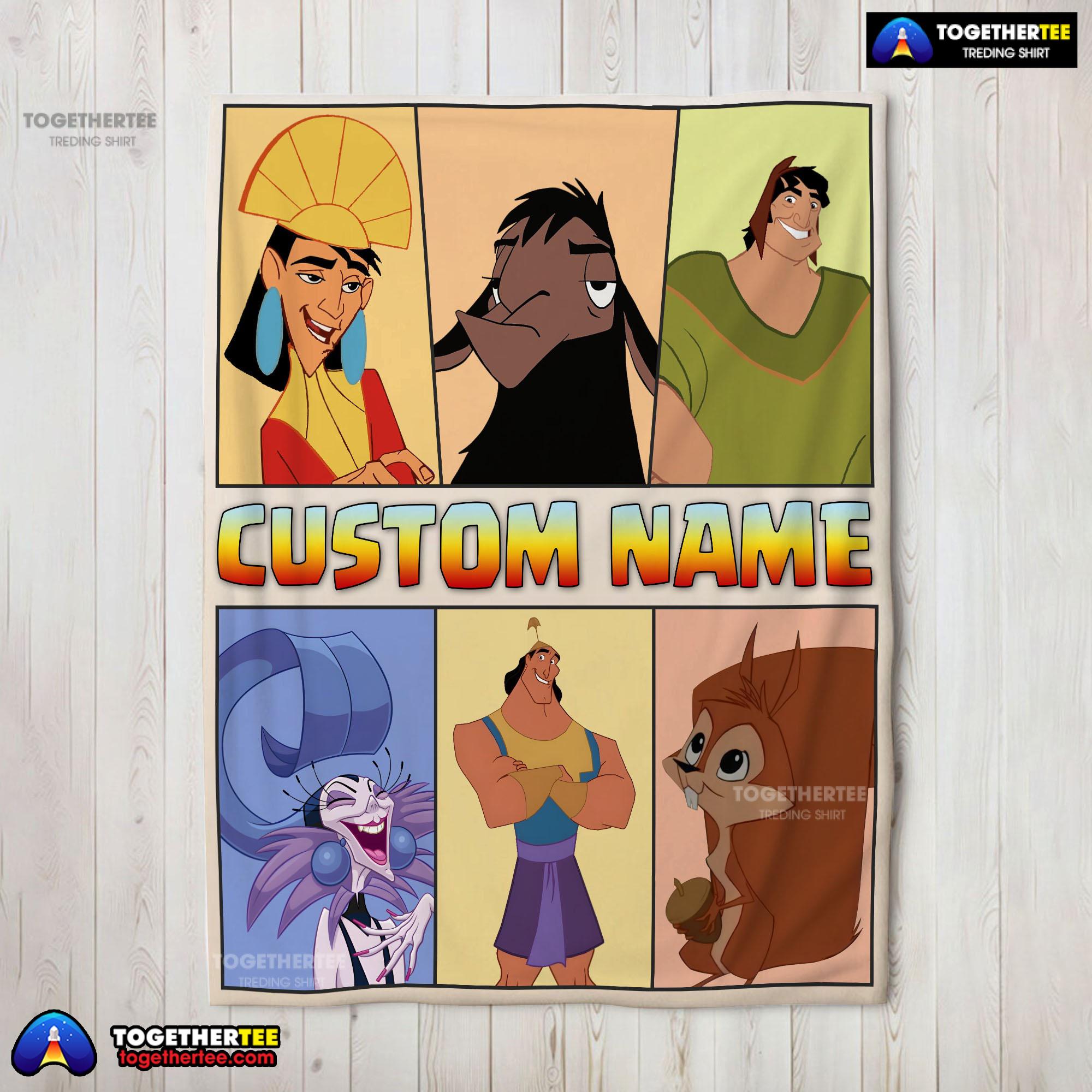 Disney The Emperor's New Groove Blanket Fleece Customized Blanket