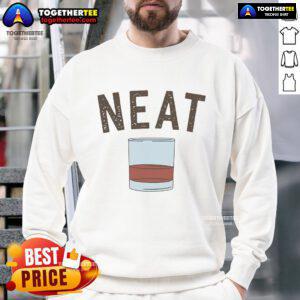 Cozy Good Whiskey Neat sweatshirt featuring a stylish design, perfect for whiskey lovers and casual outings.