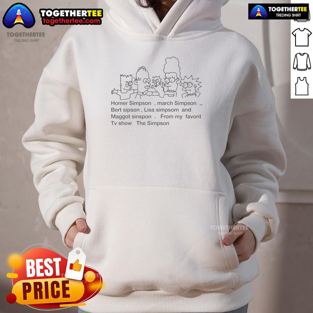 Nice Homer Simpson March Simpson Bert Sipson hoodie featuring vibrant colors and iconic cartoon design for fans.