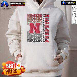 Nice Nebraska Cornhuskers Gradient Wordmark Hoodie featuring a vibrant design perfect for fans of the team.